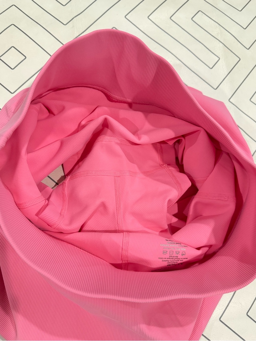 All Access Pink Ribbed Skort - Picture 10 of 10